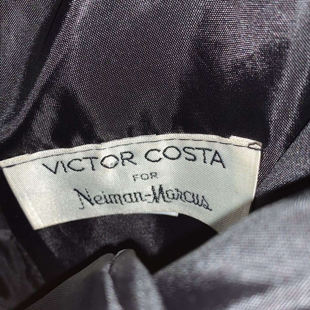 Vintage Victor Costa for Neiman Marcus Ruched Off Shoulder Dress - Picture 3 of 9
